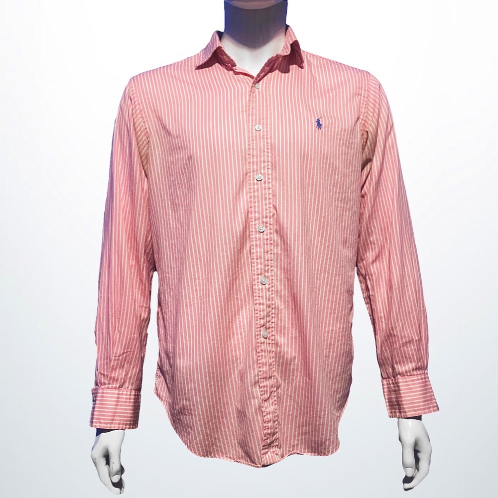 Polo by Ralph Lauren Pink Striped Button Down